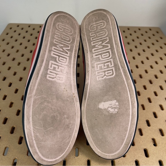 Camper Women’s Hoops Red Ankle Zip Sneaker Bootie Size US 9/ EU 40 - Picture 9 of 10